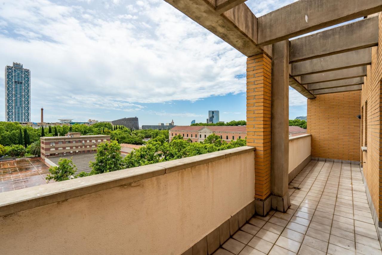 Appartamento Lodging Beach Penthouse Near Center With Pool Barcellona