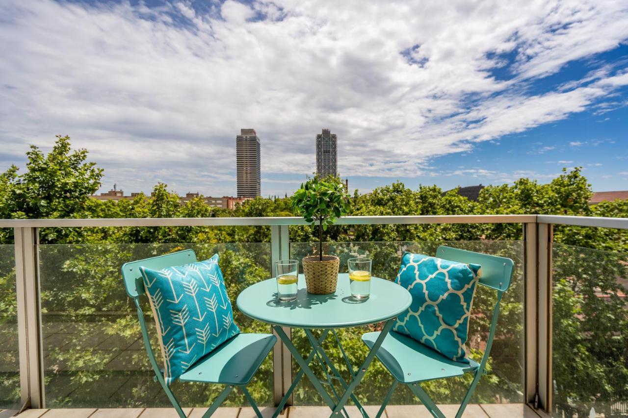 Appartamento Lodging Beach Penthouse Near Center With Pool Barcellona